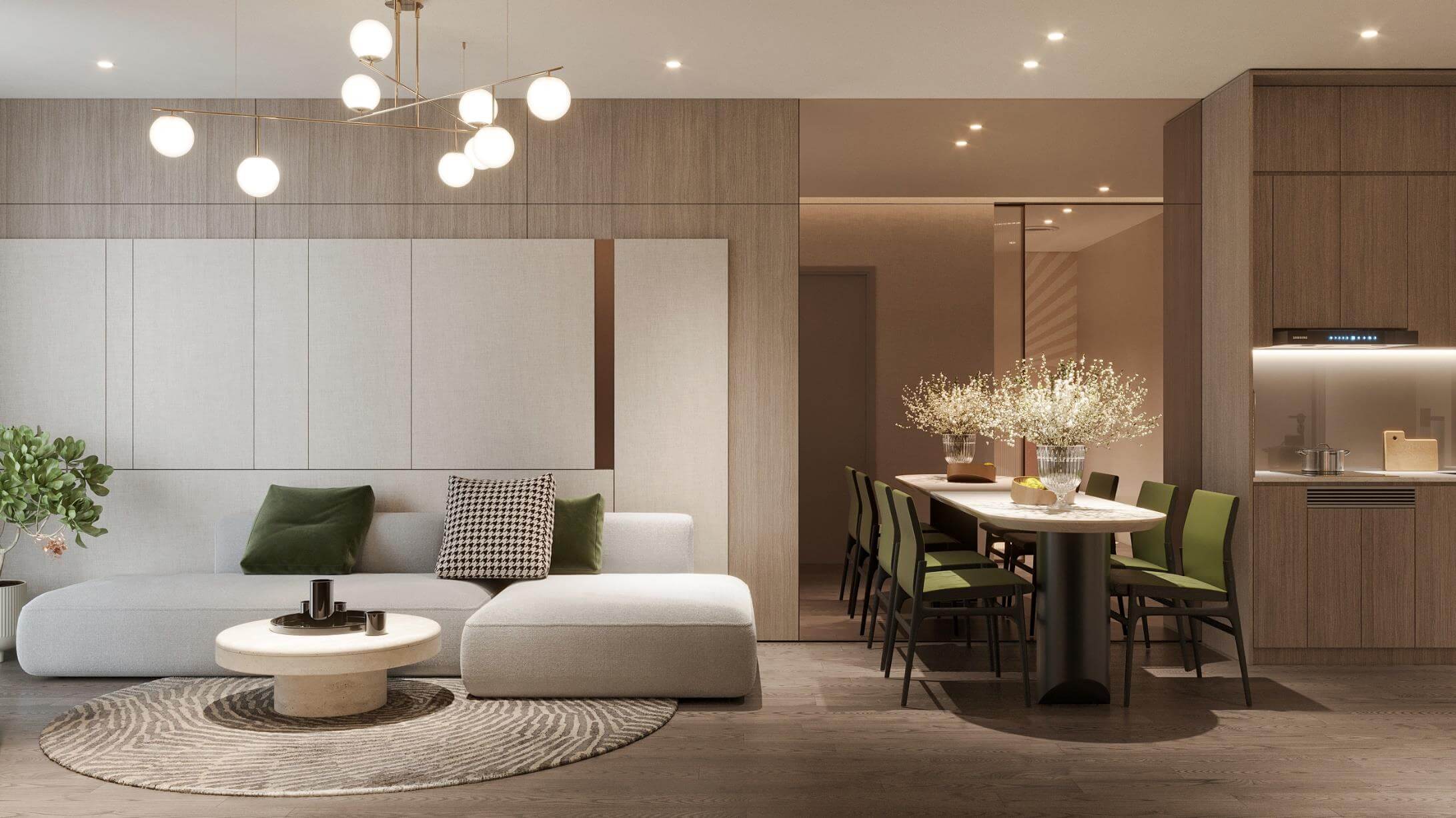 Căn hộ 1 phòng ngủ Aria Bay Hạ Long