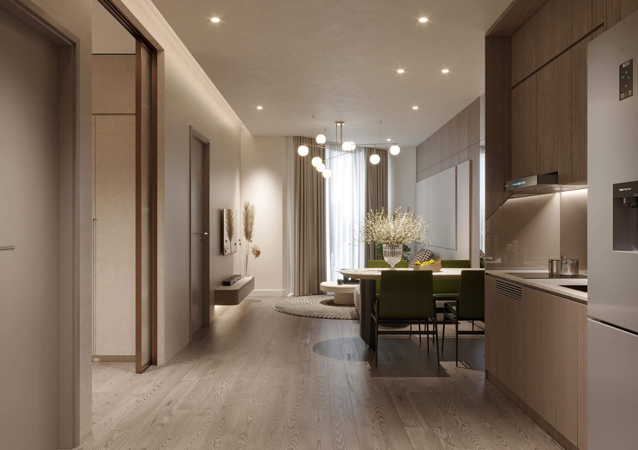 Căn hộ 1 phòng ngủ Aria Bay Hạ Long