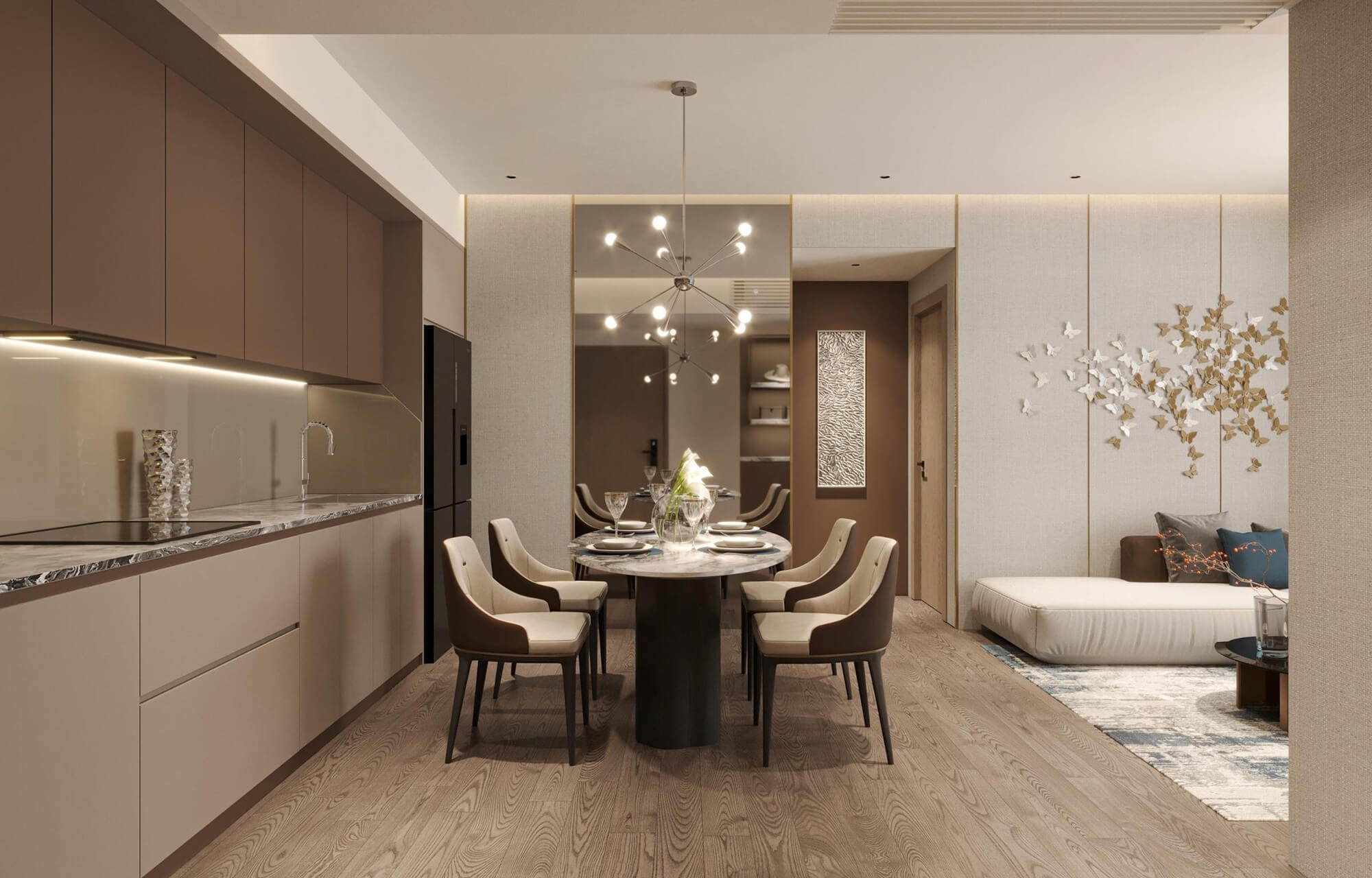 nội thất căn hộ aria bay hạ long