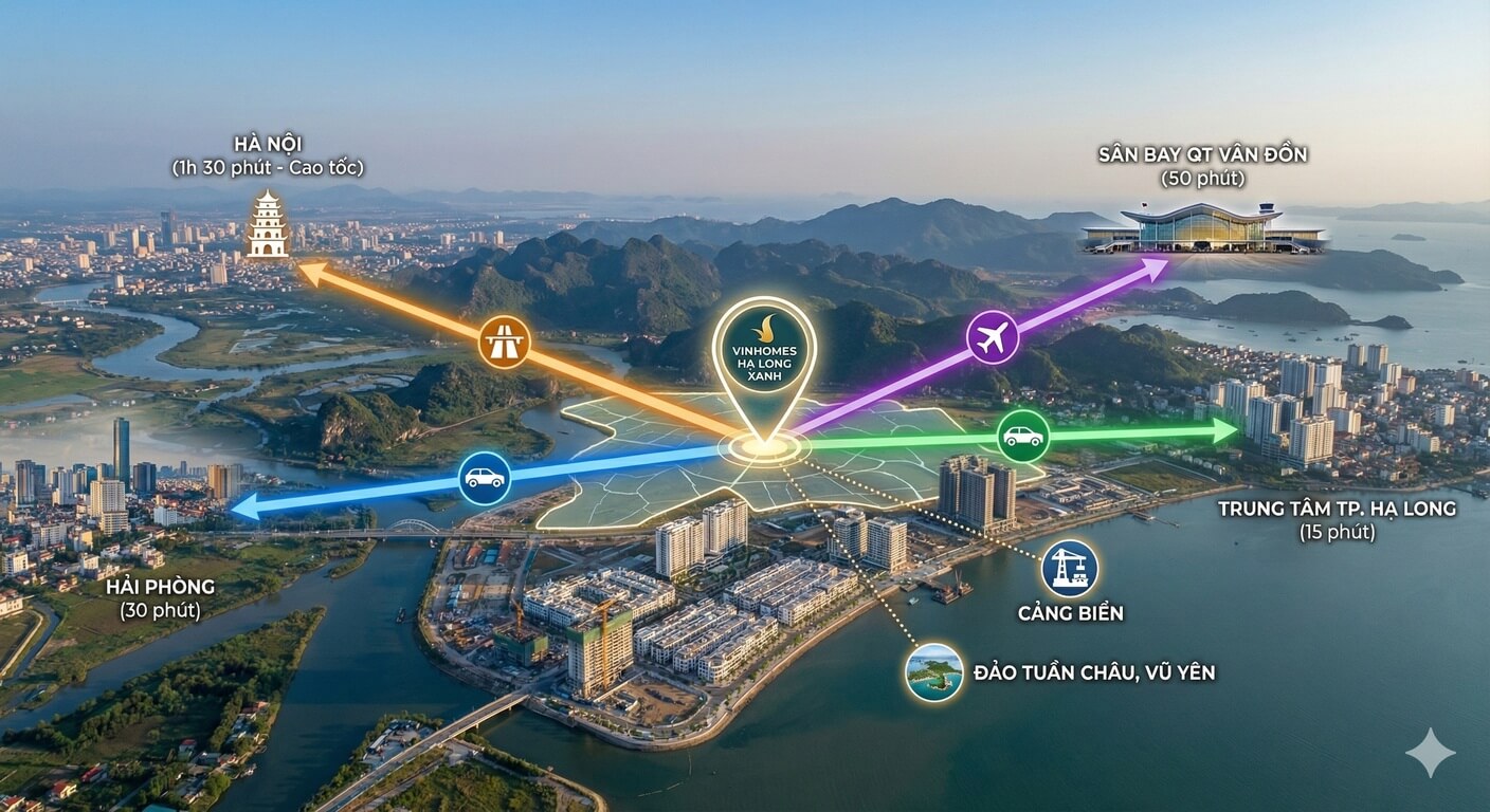 vị trí dự án vinhomes global gate hạ long